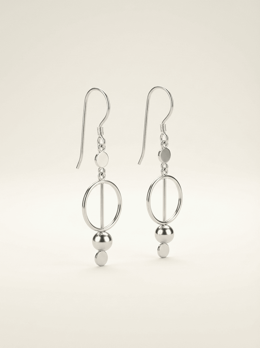 Celestial Sphere Drop Earrings