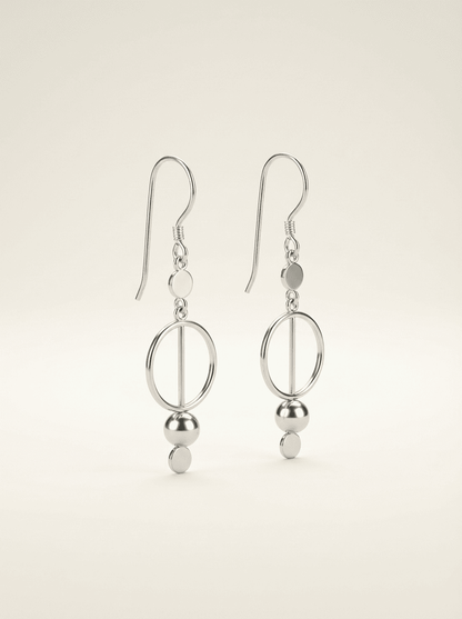 Celestial Sphere Drop Earrings