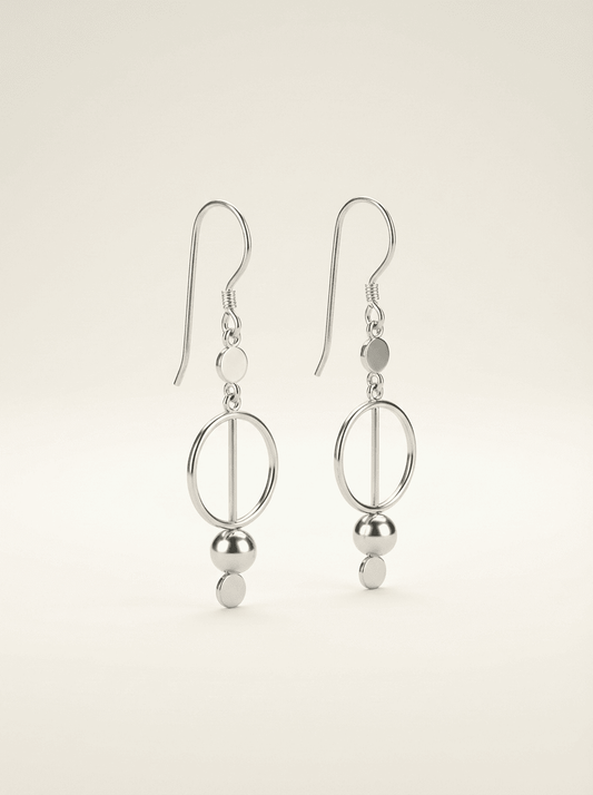 Celestial Sphere Drop Earrings