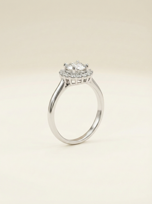 The Lumina Ethereal Halo Ring