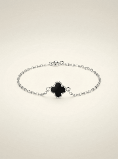 Noir Clover Minimalist Bracelet