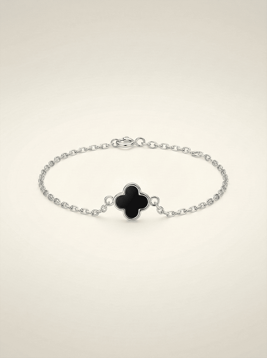 Noir Clover Minimalist Bracelet