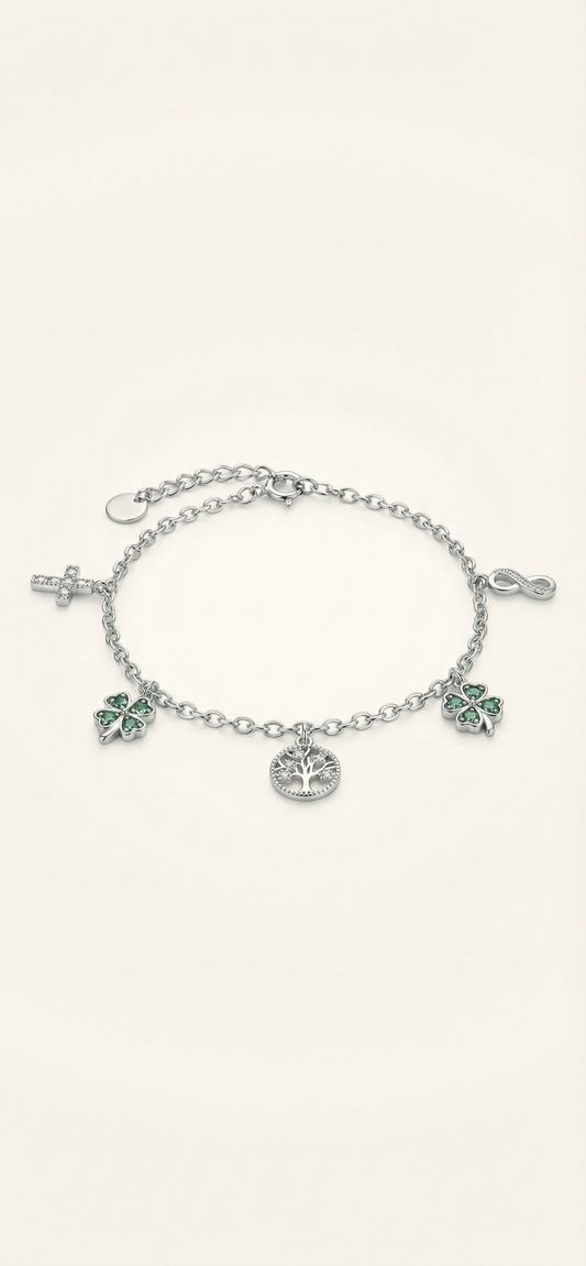 The Eternal Journey Multi-Charm Bracelet