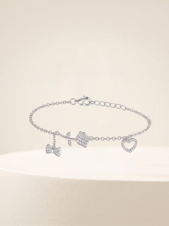 Eternal Romance Pavé Charm Bracelet