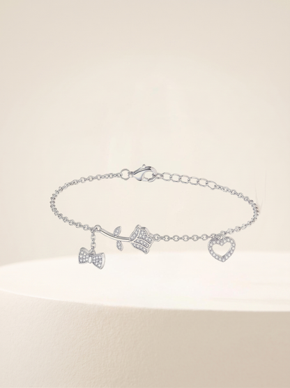 Eternal Romance Pavé Charm Bracelet