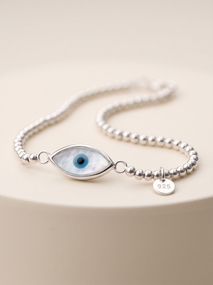 Luminous Gaze Evil Eye Stretch Bracelet