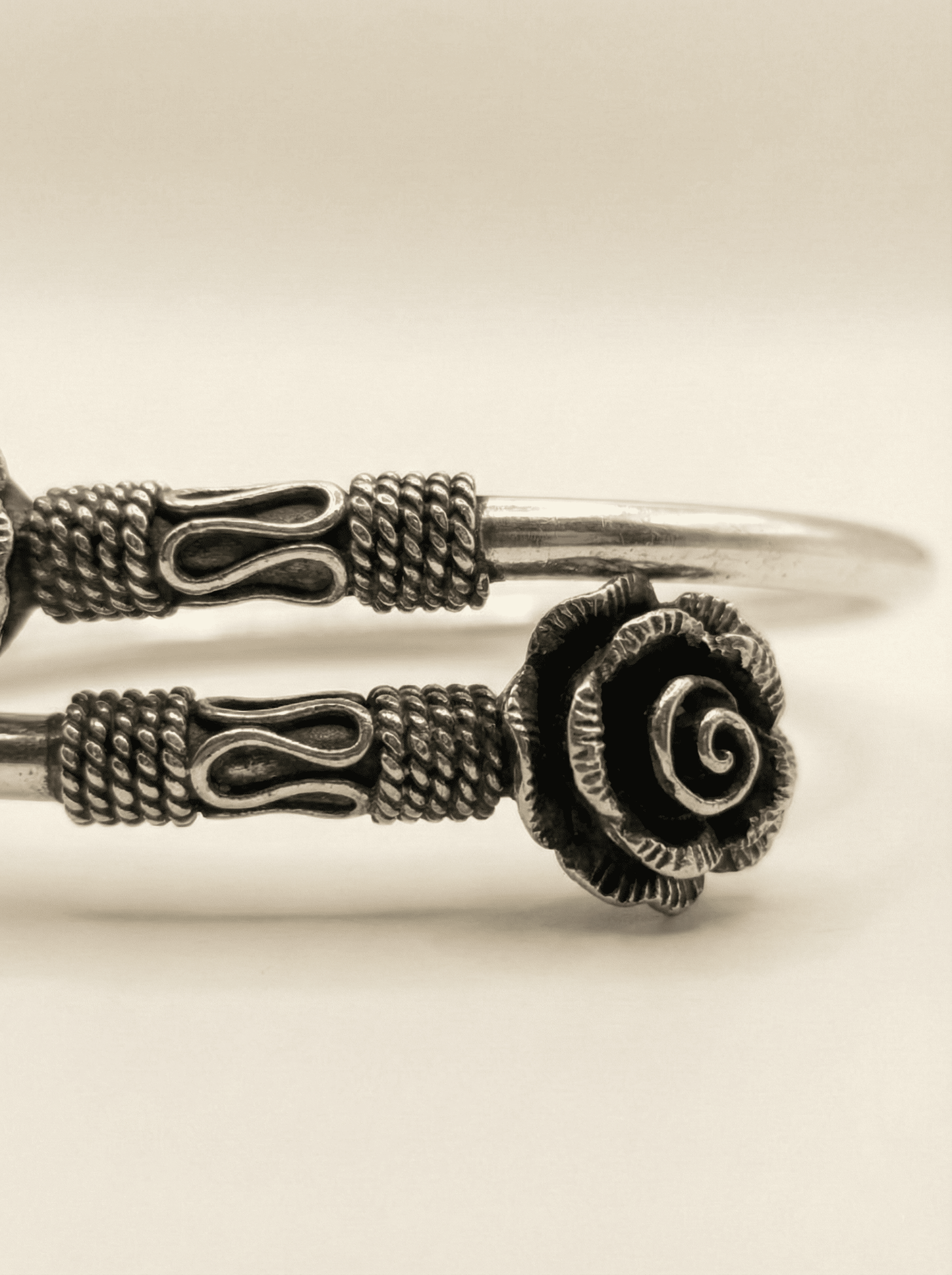 The Rosette Scroll Bangle