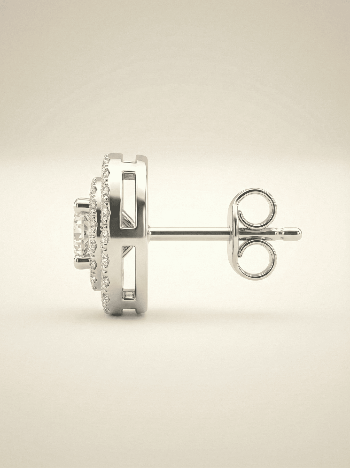 The Radiant Double Halo Studs