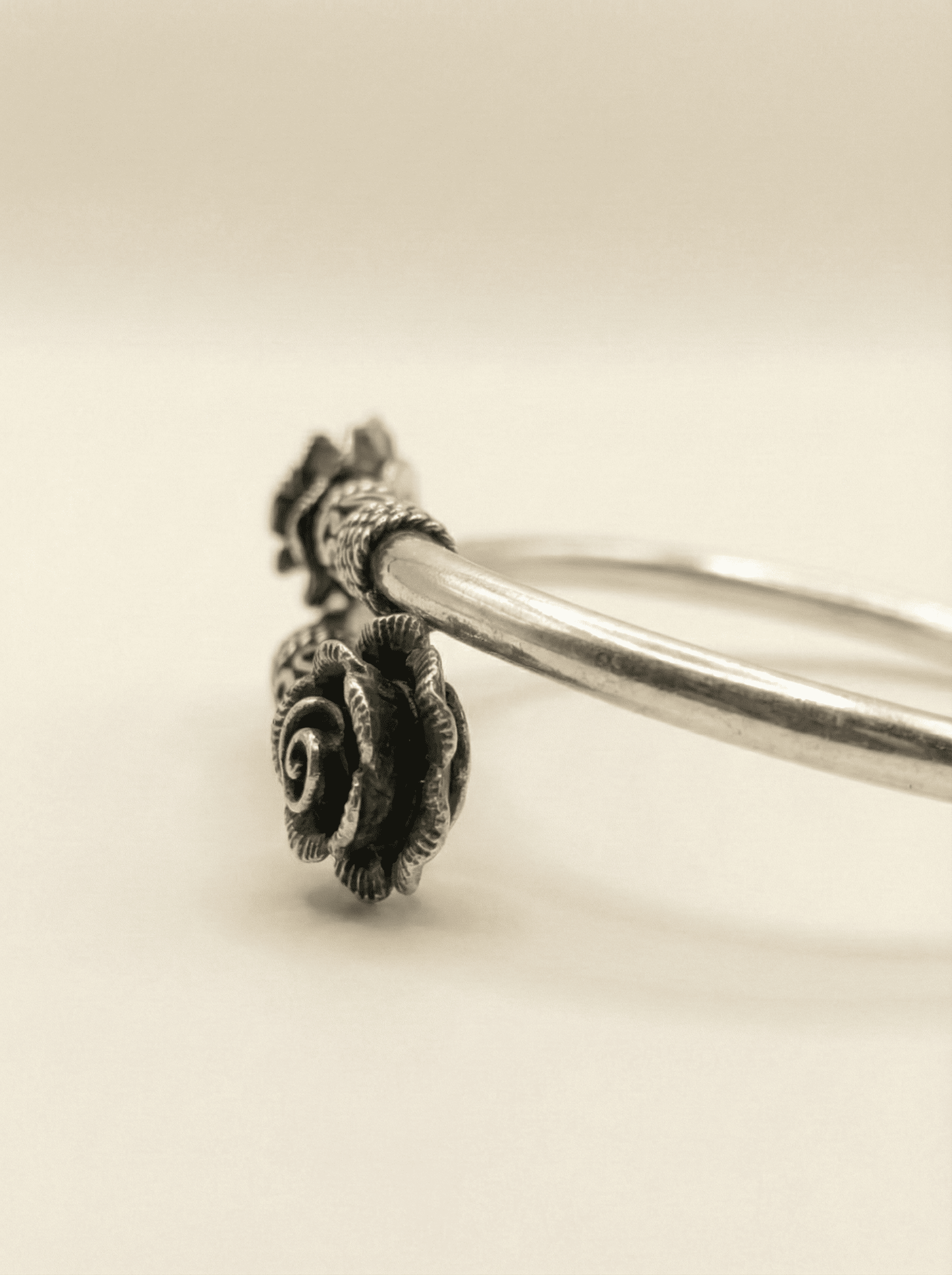 The Rosette Scroll Bangle