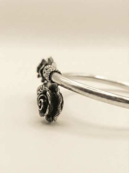 The Rosette Scroll Bangle