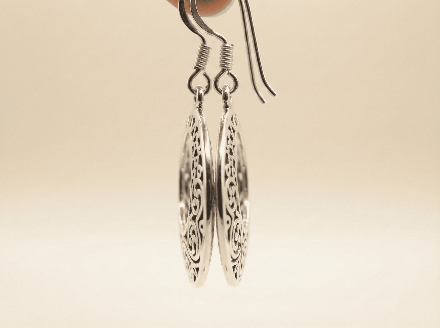 Eternal Scroll Filigree Earrings