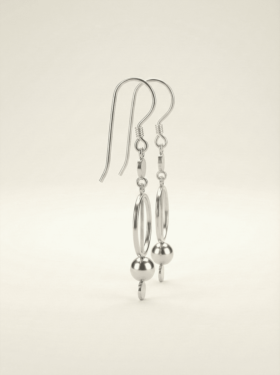 Celestial Sphere Drop Earrings