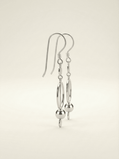 Celestial Sphere Drop Earrings