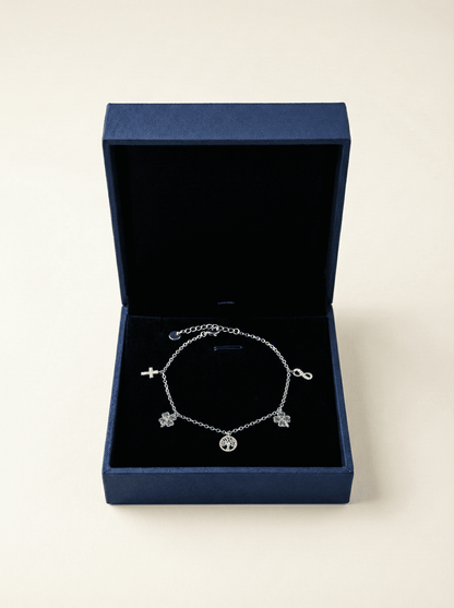 The Eternal Journey Multi-Charm Bracelet