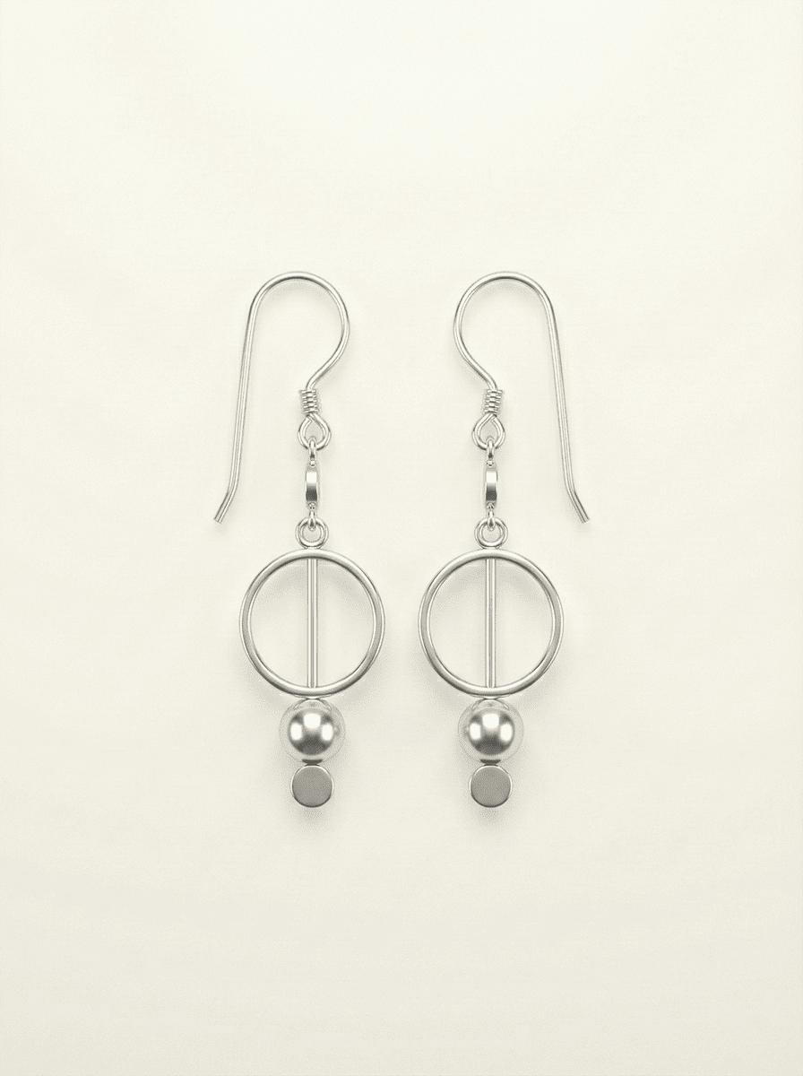 Celestial Sphere Drop Earrings