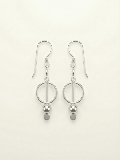 Celestial Sphere Drop Earrings