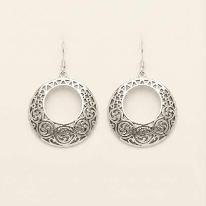 Eternal Scroll Filigree Earrings