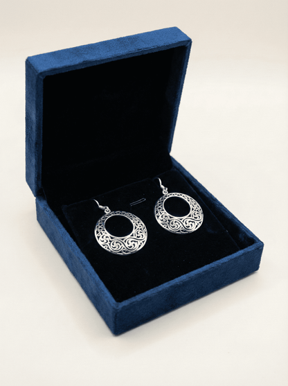 Eternal Scroll Filigree Earrings