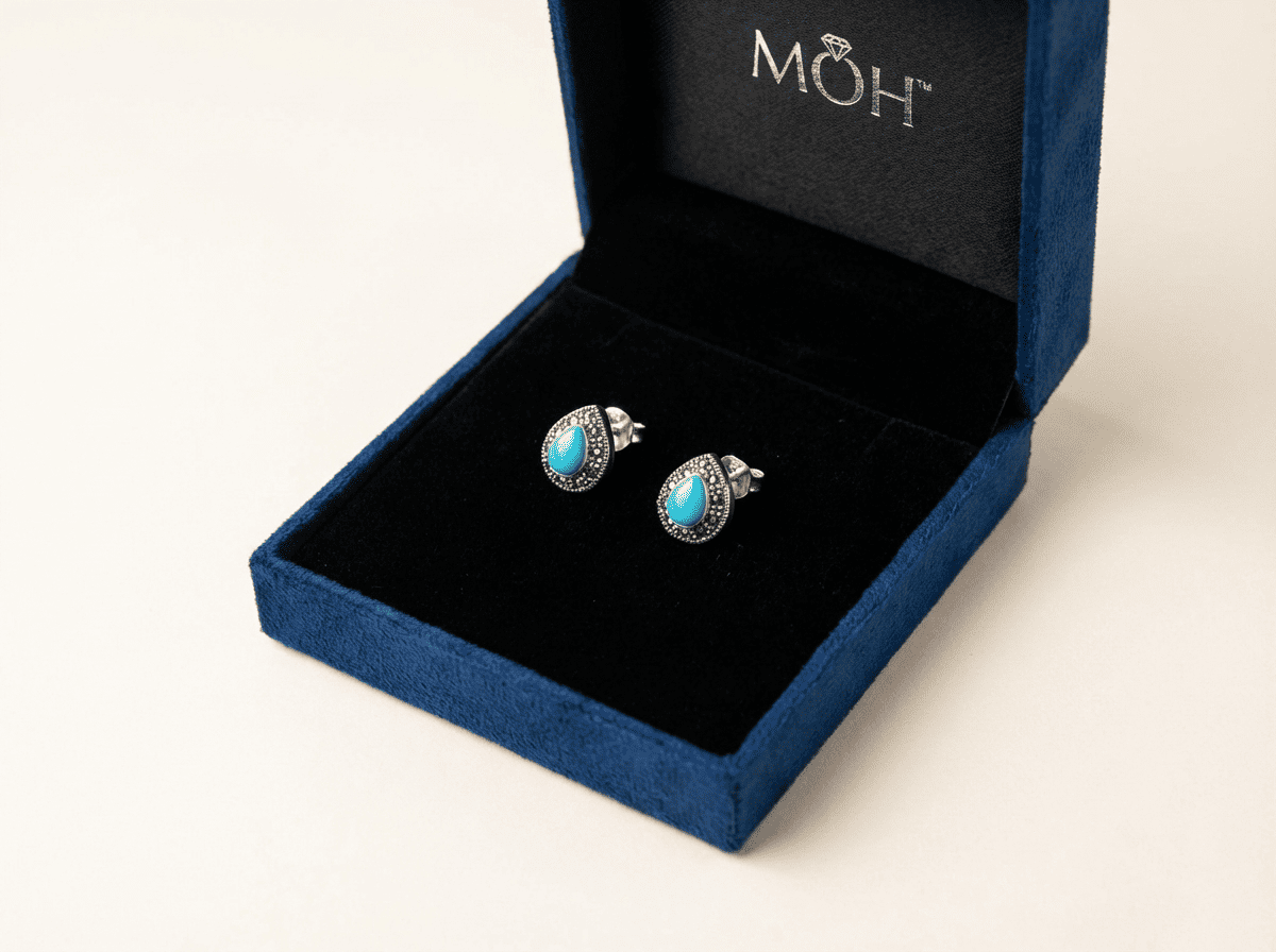 Ethereal Pearly Teardrop Earrings