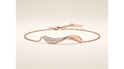 Ethereal Wave Pavé Bracelet