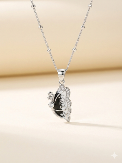 The Monarch Mosaic Butterfly Necklace